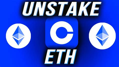 coinbase unstake eth.